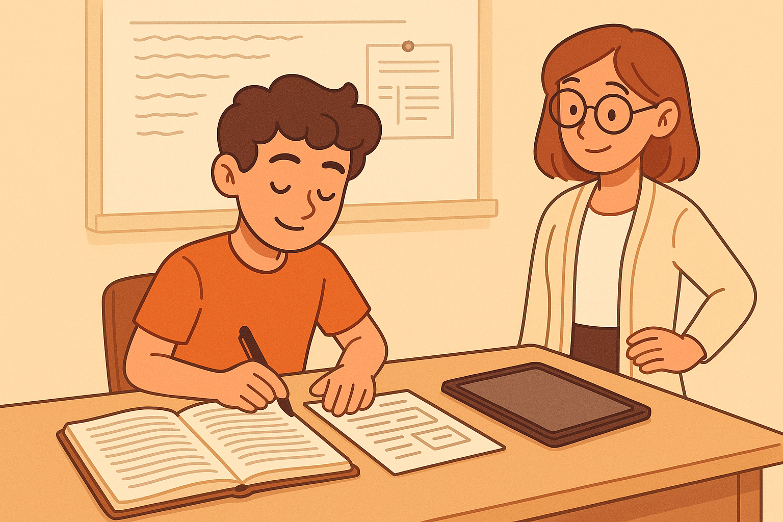 Summary cartoon visual